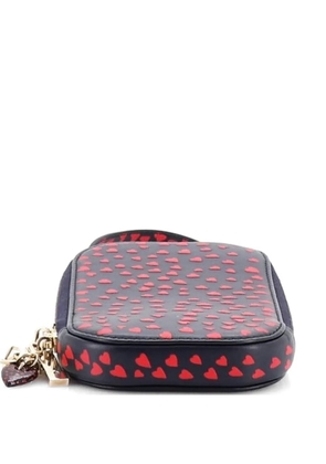 Christian Dior Pre-Owned I Love Paris Phone Holder Printed Leather shoulder bag - Blue