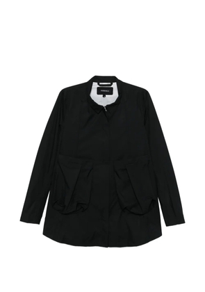 Rundholz patch-pocket coat - Black