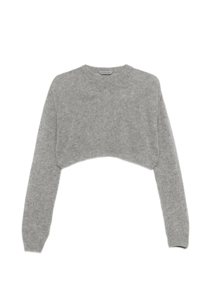 Balenciaga cropped sweater - Grey