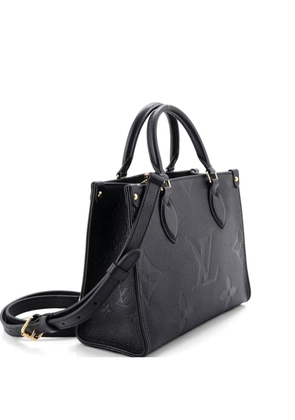 Louis Vuitton Pre-Owned OnTheGo Tote Monogram Empreinte Giant PM shoulder bag - Black