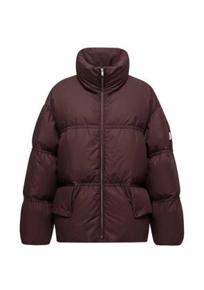 Moncler funnel-neck pocket jacket - Brown
