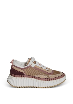 Chloé Nama lace-up sneakers - Neutrals