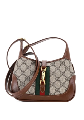 Gucci Pre-Owned Jackie 1961 GG Coated Canvas Mini hobo bag - Brown