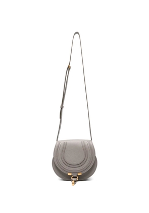 Chloé small Marcie saddle cross body bag - Grey