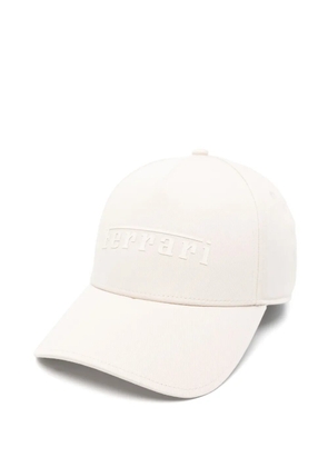 Ferrari rubberised-logo cap - Neutrals