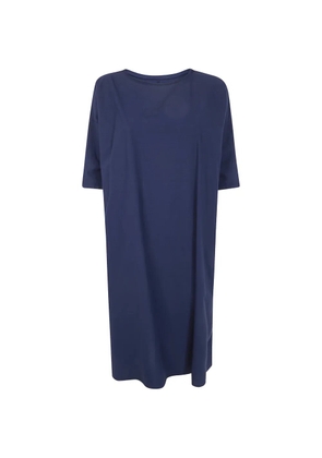Labo Art crew neck shift dress - Blue