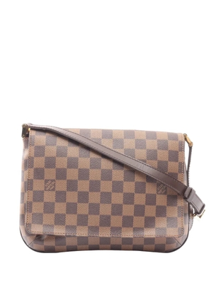 Louis Vuitton Pre-Owned 2005 Damier Ebene Musette Tango Long Strap crossbody bag - Brown