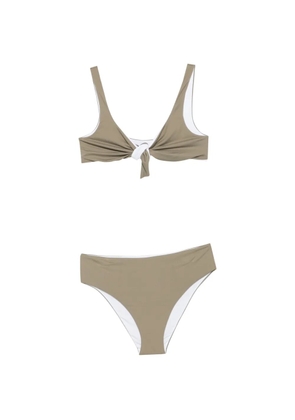 Fisico knot-detail bikini - Green