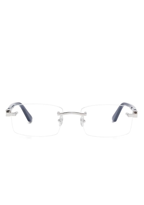 Cartier Eyewear rectangle-frame glasses - Silver
