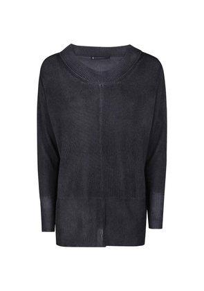 PierAntonioGaspari ribbed round-neck sweater - Black
