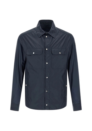 Moncler lightweight stop pointed-collar shirt - Blue
