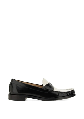 Stuart Weitzman Lottie two-tone loafers - Black