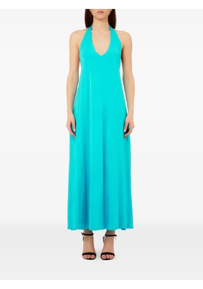 LIU JO V-neck maxi dress - Blue