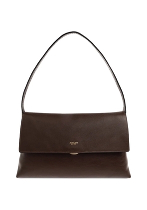 Coach Chelsea turnlock leather tote bag - Brown