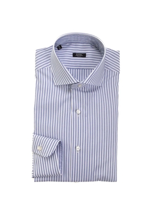 Barba striped long-sleeve shirt - Blue