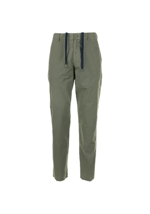 ASPESI drawstring-detail trousers - Green