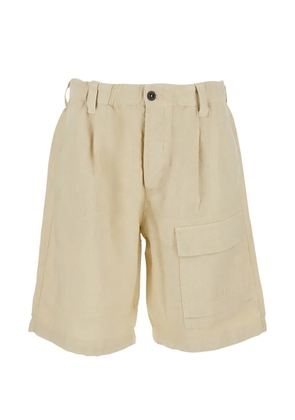 C.P. Company buttoned cargo shorts - Neutrals