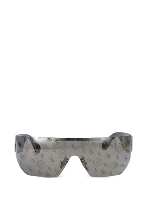 Philipp Plein shield-frame sunglasses - Black