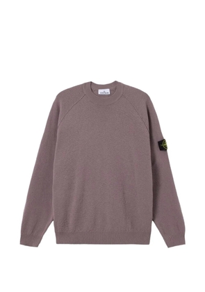 Stone Island textured-knit sweater - Purple