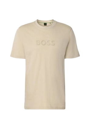 BOSS logo-detail T-shirt - Neutrals