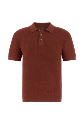 Boggi Milano button-up polo shirt - Orange