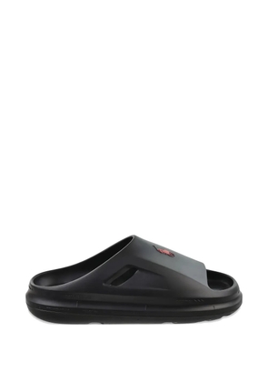 Polo Ralph Lauren logo-plaque slides - Black