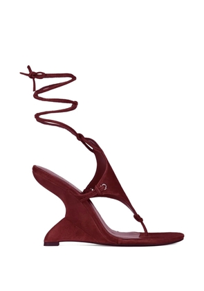 Jeffrey Campbell Pachouli suede sandals - Red