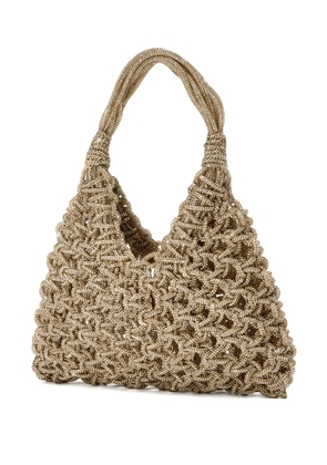 Hibourama Vannifique knotted tote bag - Gold
