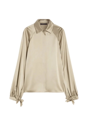 Max Mara Alare long-sleeve shirt - Neutrals