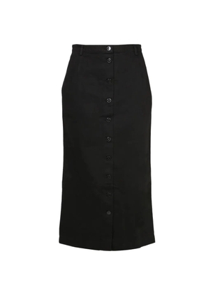 Raf Simons buttoned midi skirt - Black