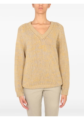 ASPESI V-neck sweater - Yellow