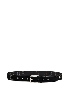 Gimaguas Fragile leather belt - Black