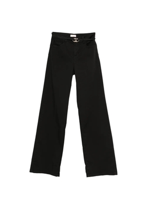 LIU JO belted trousers - Black