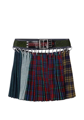 Chopova Lowena Dinasty pleated skirt - Blue