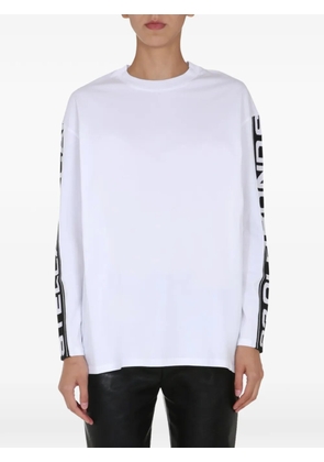Stella McCartney long-sleeve round-neck T-shirt - White