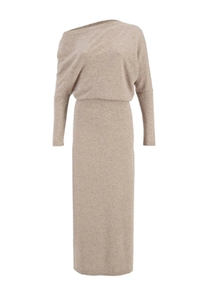 Altuzarra Kasos asymmetric cashmere dress - Neutrals