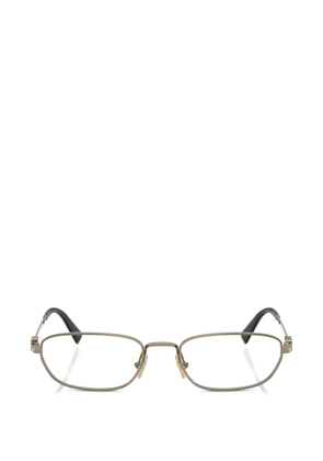 Miu Miu Eyewear oval-frame glasses - Gold