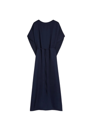 MOMONÌ Sakari cape-sleeve dress - Blue