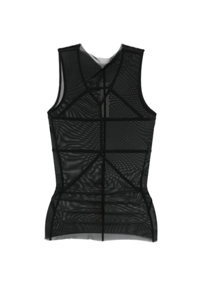 Rick Owens Sl Temple sheer-design top - Black