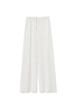 Claudie Pierlot lace drawstring trousers - White