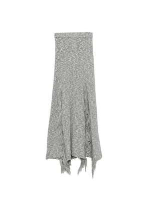 MRZ fringed skirt - Grey