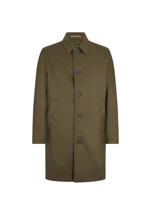 Herno button-fastening coat - Green