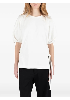 Société Anonyme side-tie T-shirt - White