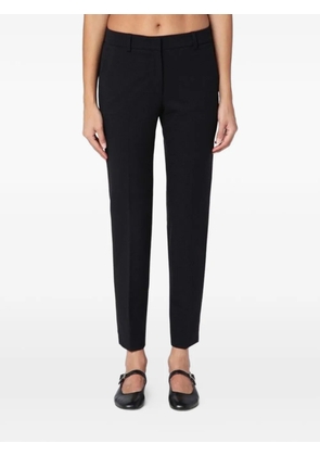 QUELLEDUE cropped slim-fit trousers - Black