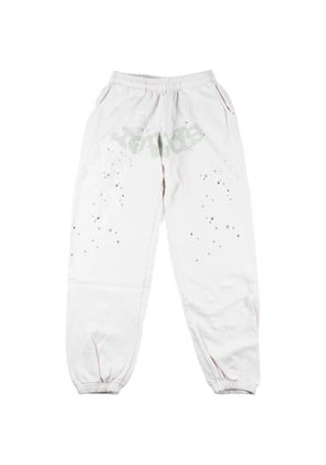 SP5DER Adult 'Eggshell' track pants - White