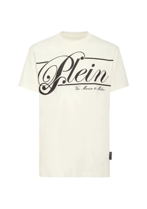 Philipp Plein logo-print T-shirt - Neutrals