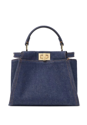 FENDI small Peekaboo top-handle tote bag - Blue