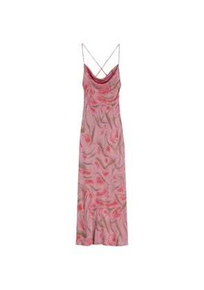 Maccapani Ita cowl-neck backless dress - Pink