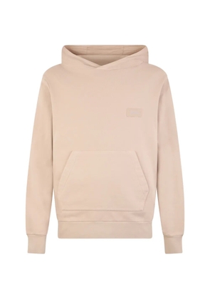Herno logo-patch hoodie - Neutrals