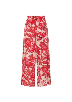 MALIPARMI floral-print palazzo pants - Red